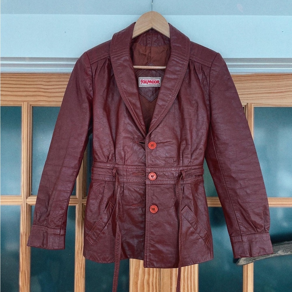 Vintage leather jacket